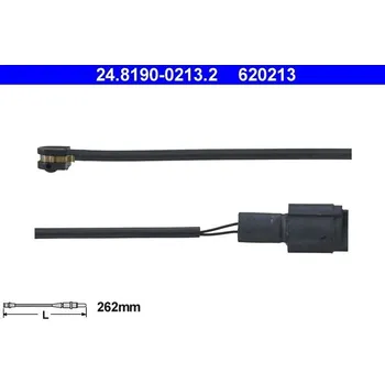 Auto-moto Výstražný kontakt, opotřebení obložení ATE 24.8190-0213.2