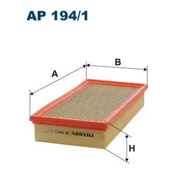 Vzduchový filtr Vzduchový filtr FILTRON AP 194/1