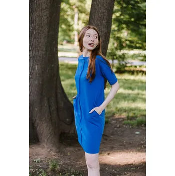 Dámské šaty Šaty Lena královsky modré Velikost: M