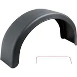 Blatník plast 13''/200 mm DOMAR černý oblý