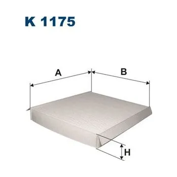 Autodíl Filtr, vzduch v interiéru FILTRON K 1175