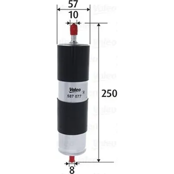 Filtr do auta Palivový filtr VALEO 587077