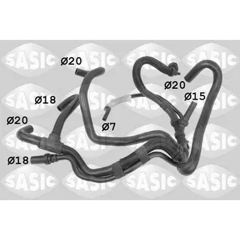Chladič motoru Hadice chladiče SASIC 3404198