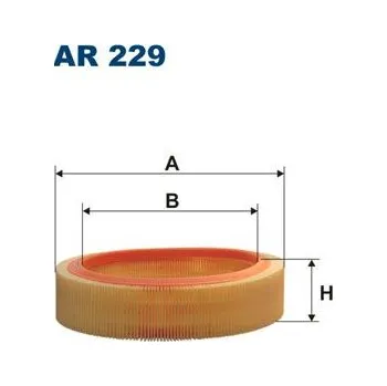 Autodíl Vzduchový filtr FILTRON AR 229