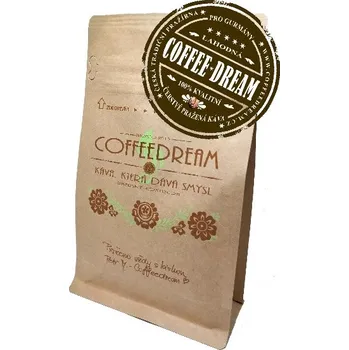 Káva COFFEEDREAM | Espresso směs FOURTH YEAR - 100g / běžný třívrstvý sáček / Velmi jemné mletí - džezva Káva 4Year S05