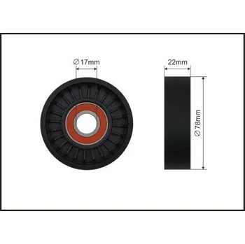 Auto-moto Napínací kladka, žebrovaný klínový řemen CAFFARO 213-87