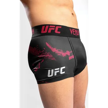 Boxerky - spodní prádlo Venum UFC Authentic Fight Week 2.0 - Black/Red Velikost: S