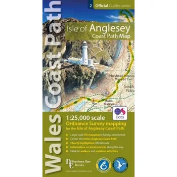 Cestování Isle of Anglesey Coast Path Map