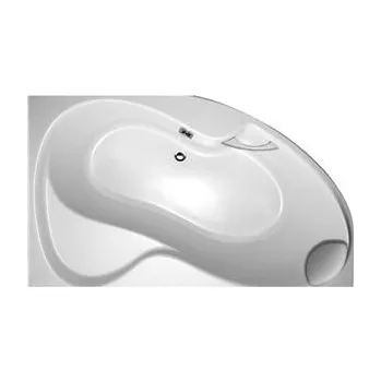 RAVAK Rosa II PU Plus Levá 160x105 bílá vana + podpěra