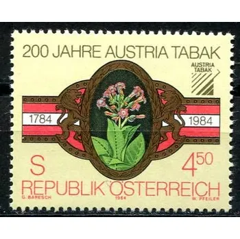 Poštovní známka (1984) MiNr. 1769 ** - Rakousko - 200. výročí rakouského tabáku