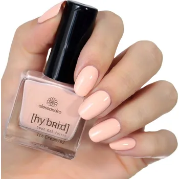 Lak na nehty Alessandro Hybrid gelový lak ICE CREAM 8 ml