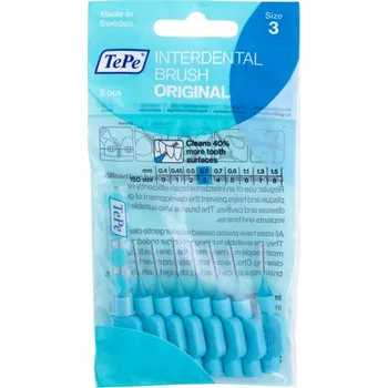 Zubní kartáček TePe Interdental mezizubní kartáčky 0,6mm 8 ks