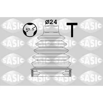 Sada měchů, hnací hřídel SASIC 1904007