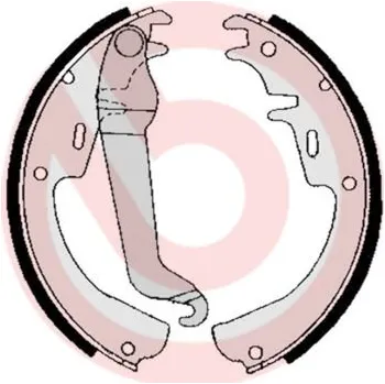 Brzdová čelist Sada brzdových čelistí BREMBO S 59 504