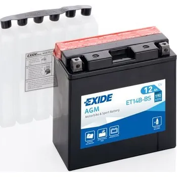 Autobaterie startovací baterie EXIDE ET14B-BS