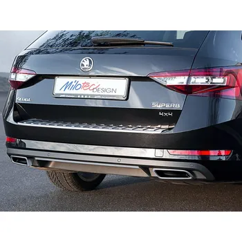 Autodíl Dummy - koncovky výfuku Škoda Superb III 2015- Alu Brush | Milotec