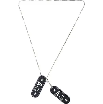 psí známka 101 INC PVC "psí známky" s krevní skupinou A- negativní