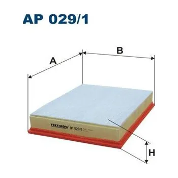 Vzduchový filtr Vzduchový filtr FILTRON AP 029/1
