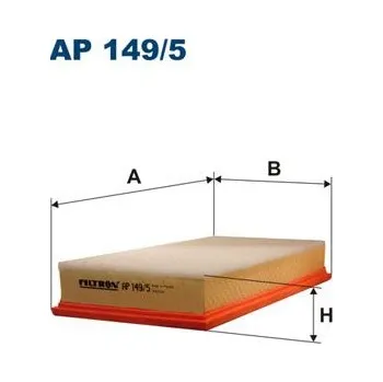 Filtr do auta Vzduchový filtr FILTRON AP 149/5