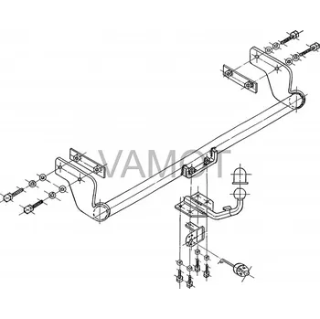 Tažné zařízení Tažné zařízení Mercedes W 168 A-série (1997 - 2004 (W168)) (4584)