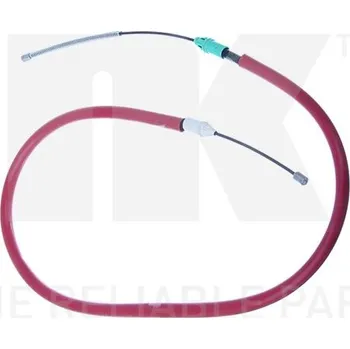 Lanko parkovací brzdy Tažné lanko, parkovací brzda NK 9039101