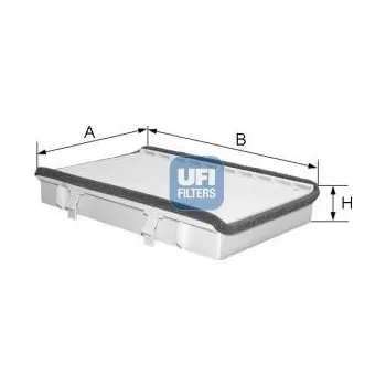 Ventilátor topení a klimatizace Filtr, vzduch v interiéru UFI 53.049.00
