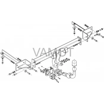 Tažné zařízení Tažné zařízení Opel Corsa D 3/5D (2006 - 2014 (D)) (4432)