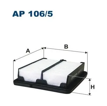 Filtr do auta Vzduchový filtr FILTRON AP 106/5