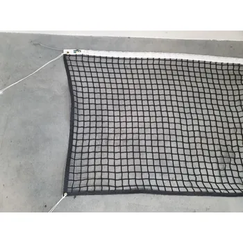 Tenisová síť Tenisová síť PP 3 mm s lemem, černá, bez dvojitých řad