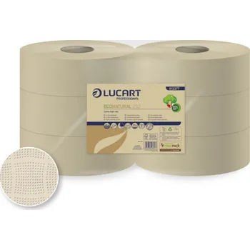 Toaletní papír Lucart Professional Lucart Econatural 23J jumbo - toaletní papír 190 m, 6 ks