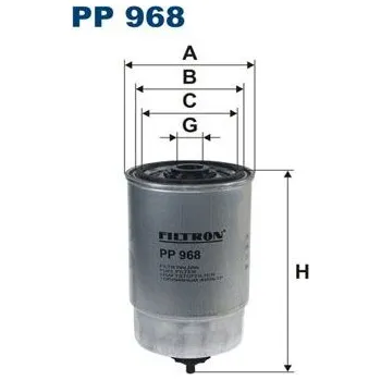 Filtr do auta Palivový filtr FILTRON PP 968