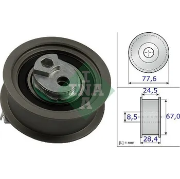 Auto-moto Napínací kladka, ozubený řemen Schaeffler INA 531 0851 10