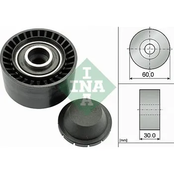 Auto-moto Vratná/vodicí kladka, klínový žebrový řemen Schaeffler INA 532 0320 10