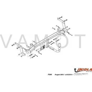 Tažné zařízení Tažné zařízení Opel Grandland X (2017 a novější) (8583)