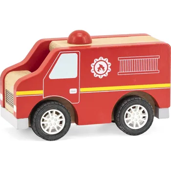 autíčko Viga Dřevěné hasičské auto