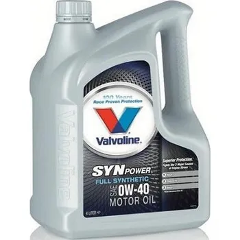 Motorový olej Motorový olej Valvoline SynPower 0W-40, 4L