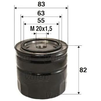 Filtr do auta Olejový filtr VALEO 586060