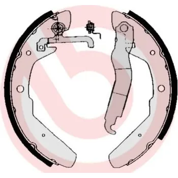 Brzdová čelist Sada brzdových čelistí BREMBO S 85 517