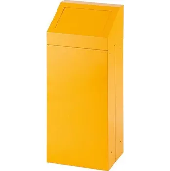 Odpadkový koš HTI Odpadkový koš s odnímacím víkem žlutý 45 l MC-3649-4