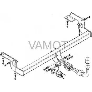 Tažné zařízení Tažné zařízení Citroen C5 4/5D (2004 - 2008) (3663)