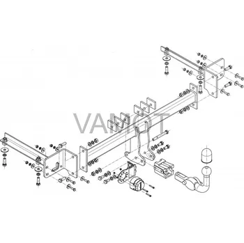 Auto-moto Tažné zařízení Honda Civic (4D) (kromě hybrid) (2012 - 2017) (4515)