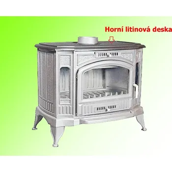 Krbová kamna KRATKI Horní litinová deska na kamna Koza K9