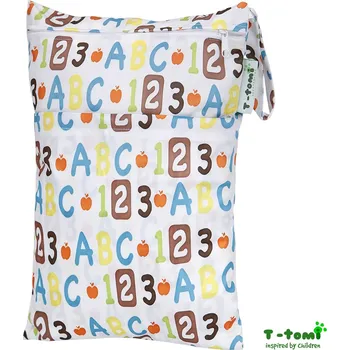 Pytel na pleny T-tomi Nepromokavý pytlík Abeceda