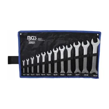 Klíč Sada plochých klíčů 6-32mm BGS 12ks, 12ks oboustranných otevřených klí