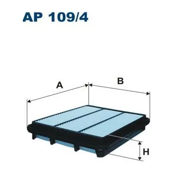 Vzduchový filtr Vzduchový filtr FILTRON AP 109/4