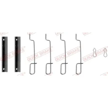 Brzdový systém Sada příslušenství, obložení kotoučové brzdy Quick Brake 109-0992