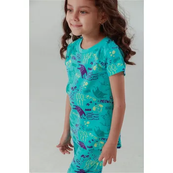 Dívčí pyžamo Dívčí pyžamo - Winkiki WKG 01761, tyrkysová/ 280 Barva: Tyrkysová, Velikost: 98
