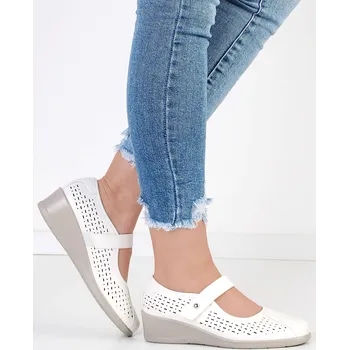 Dámské baleríny HAIDI Baleríny na klínku HL61573WH Velikost: 39