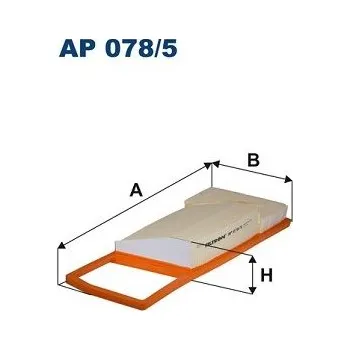 Vzduchový filtr Vzduchový filtr FILTRON AP 078/5