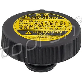 Palivová nádrž Uzavírací víčko, nádoba chladiva TOPRAN 600 469